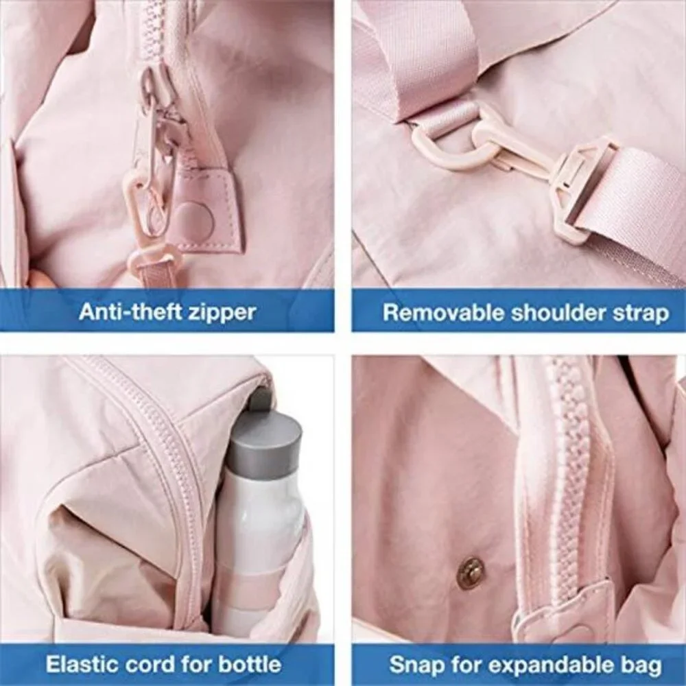 Gym Bag for Women Travel Duffel Bag Weekender Carry On Tote Workout Dance Bag